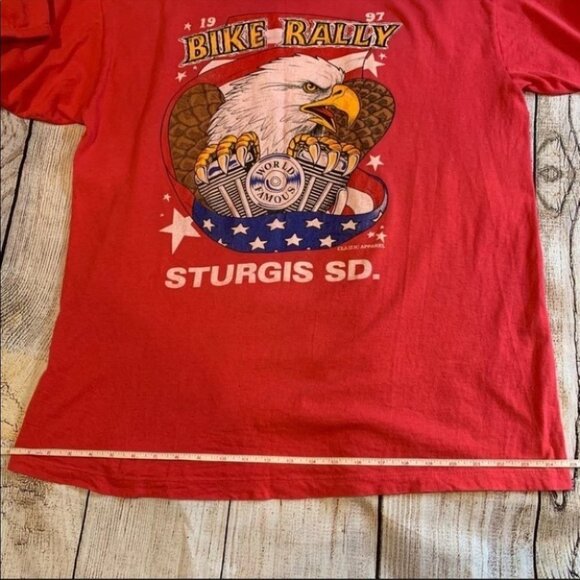 Trendy Vintage Sturgis Graphic Motorcycle Tee - Picture 9 of 14